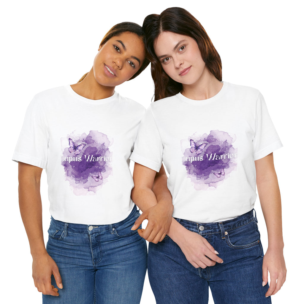 Purple Watercolor Lupus Tee