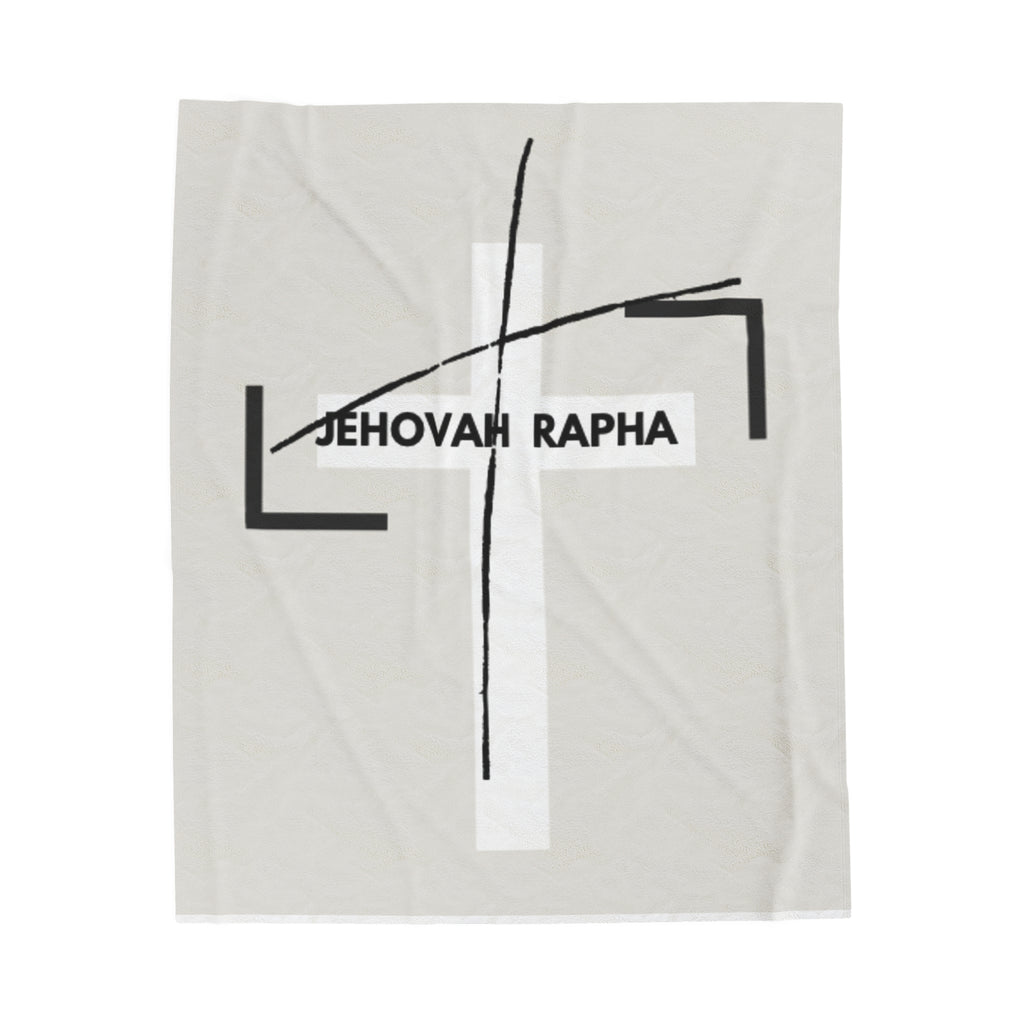 Jehovah Rapha Velveteen Plush Blanket