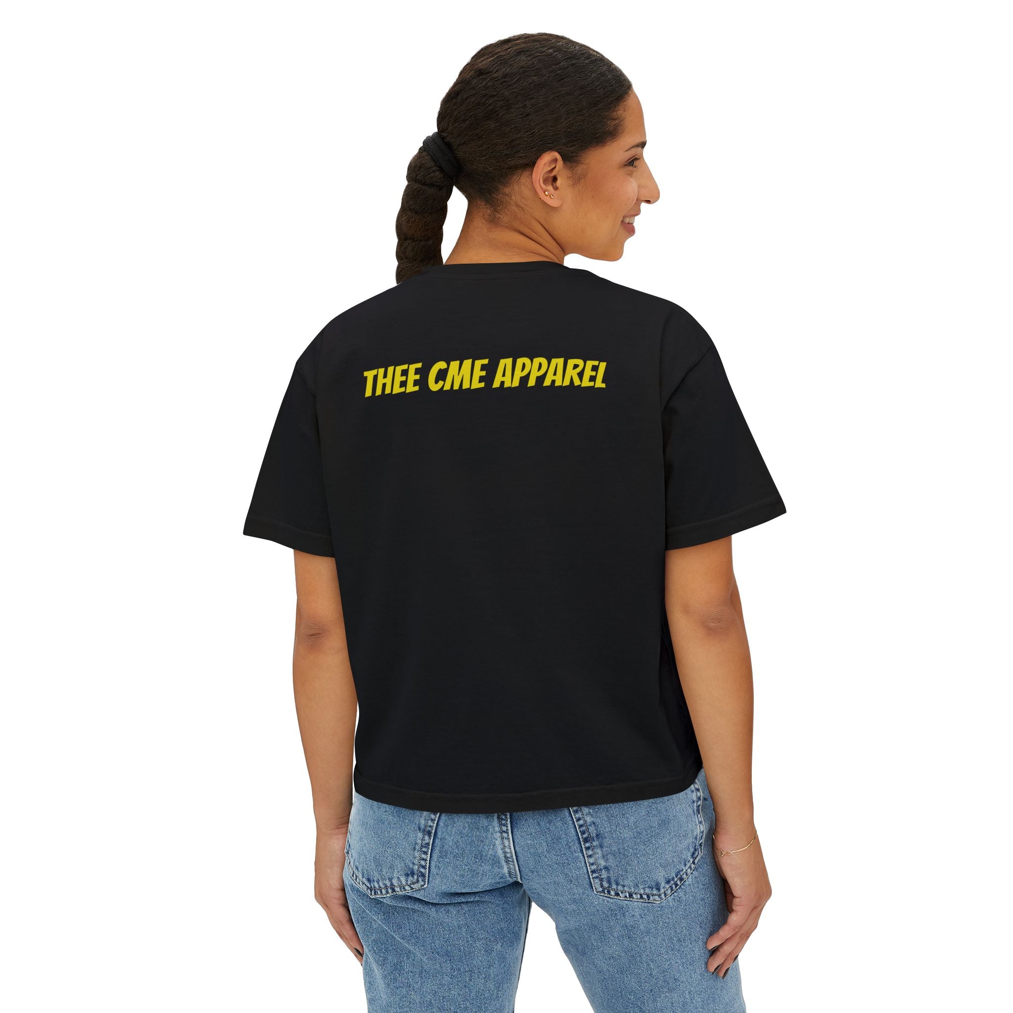 Lupus Tribe Boxy Tee — Purple Awareness Graphic Crop T-Shirt