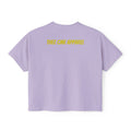 Lupus Tribe Boxy Tee — Purple Awareness Graphic Crop T-Shirt