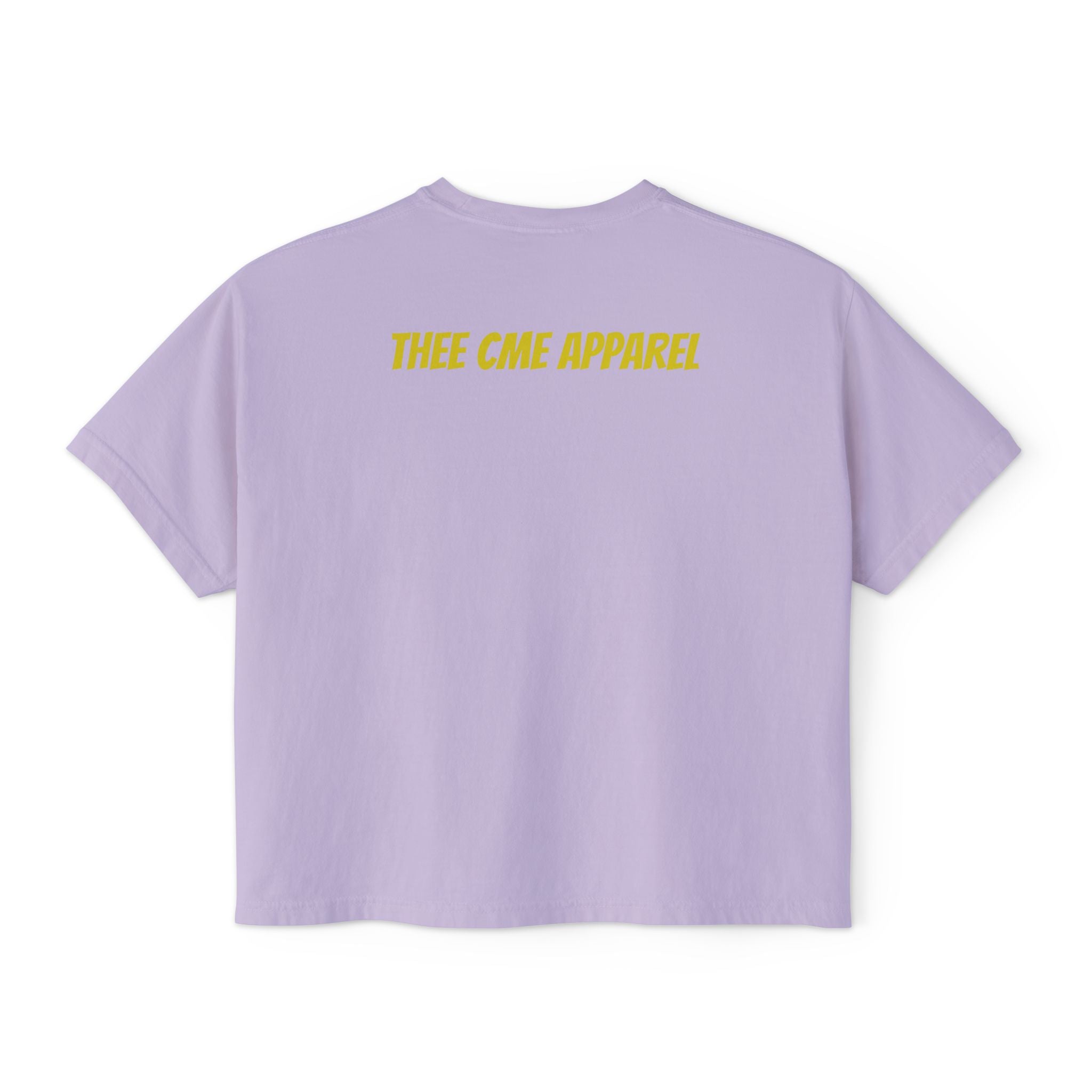 Lupus Tribe Boxy Tee — Purple Awareness Graphic Crop T-Shirt