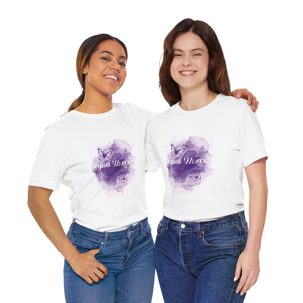 Purple Watercolor Lupus Tee
