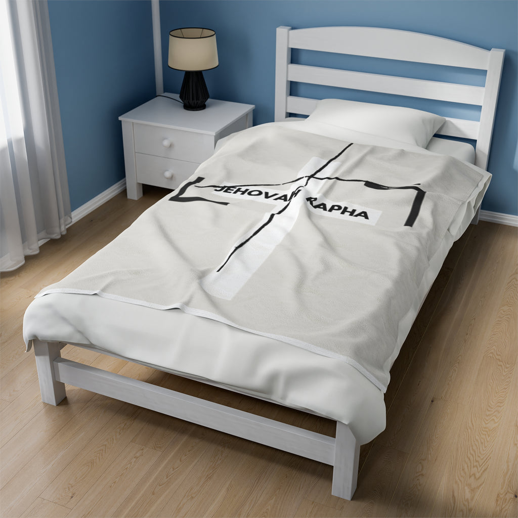 Jehovah Rapha Velveteen Plush Blanket